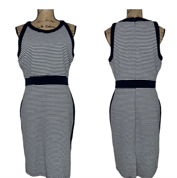 Ann Taylor Dresses & Skirts - NWT Ann Taylor Striped Sleeveless Sheath Dress